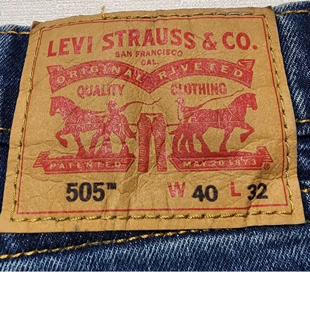 Levi's 505 men jeans W40''xL32'' regular stretch men